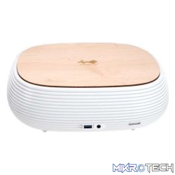InWin B1 Pure Mini-ITX Small Form Factor Case with 200w 80PLUS Gold PSU  White and Wood - Image 3